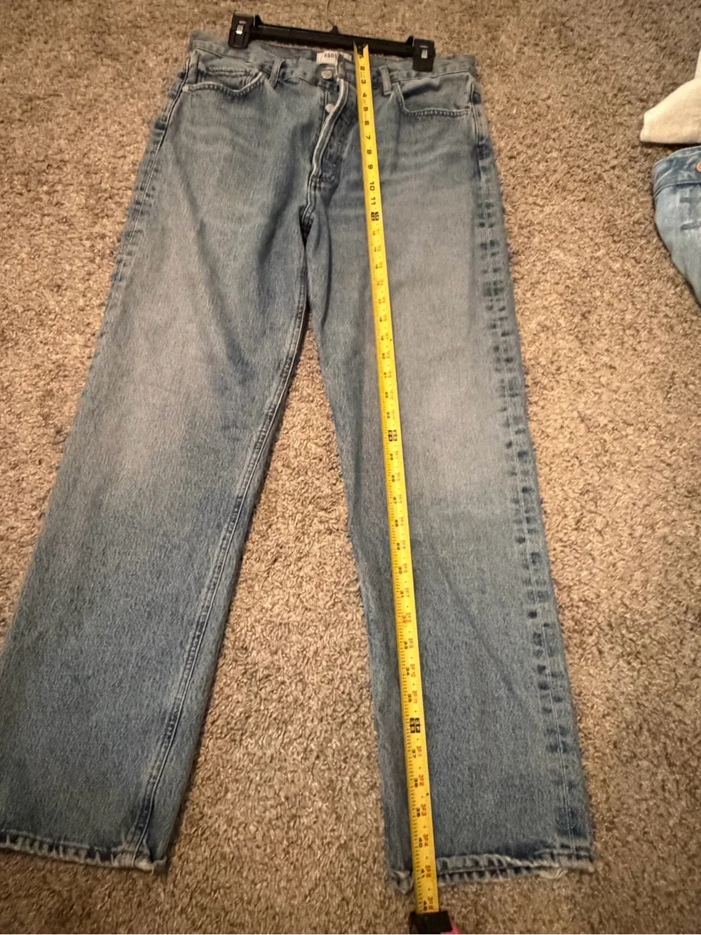 AGOLDE 90s Pinch Waist High Rise Straight Jeans | Size 30 - Picture 9 of 10